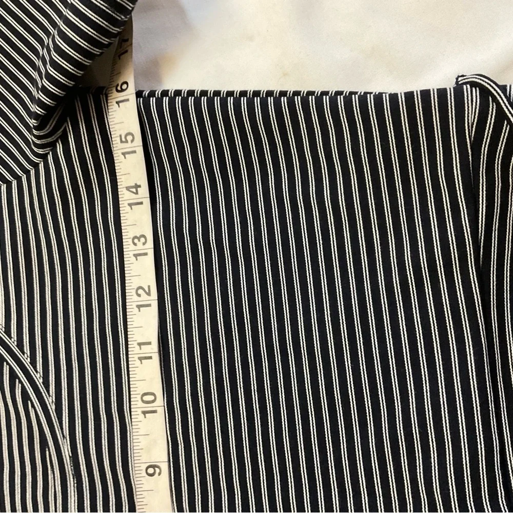 Club Monaco Striped Tie Waist Midi Dress Size S/P - Picture 7 of 11